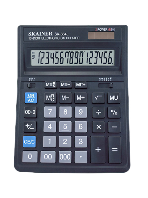 Калькулятор SKAINER SK-554L (157х200х32 мм)