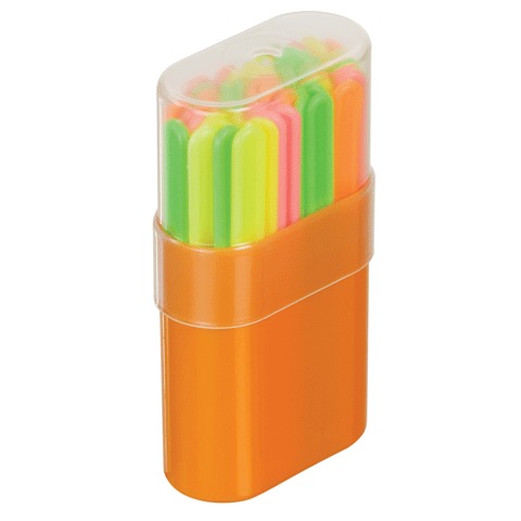 Счетные палочки СТАММ (50 штук) многоцветные, в пластиковом пенале, СП04/126330