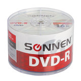Диски DVD-R SONNEN, 4,7 Gb, 16x, Bulk, 50 шт., 512574
