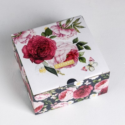 Коробка‒пенал «Present», 15 × 15 × 7 см 4940688