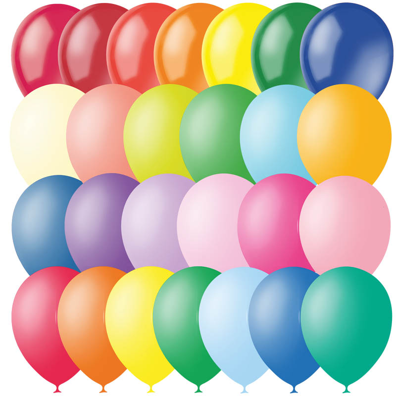 Воздушные шары, М12/30см, ассорти, пастель+декор 139075/ 255087/BL_16090/31620/298197