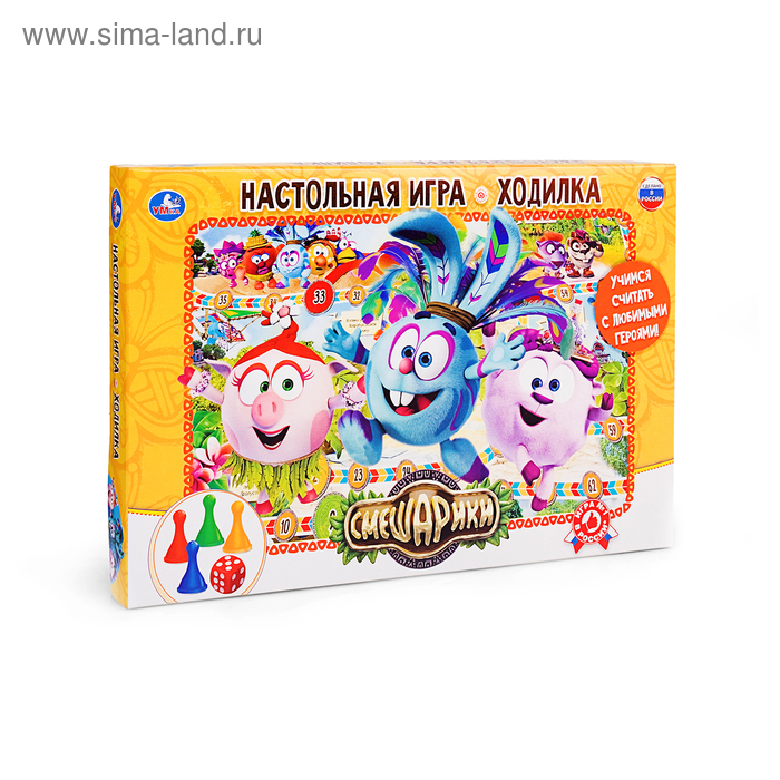 Настольная игра-ходилка &quot;Смешарики&quot; 4690590109908   3272416