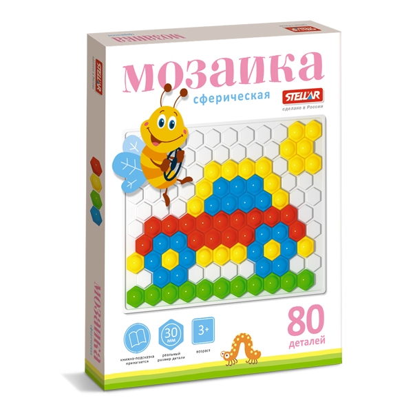 Мозаика (диаметр 30 мм/80 деталей), сферическая 01068