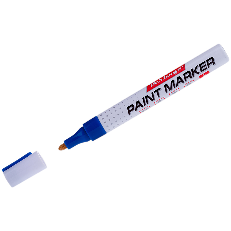 Маркер-краска Berlingo &quot;Uniline PA400&quot; синяя, 2-4мм, нитро-основа BMk_02102 210728