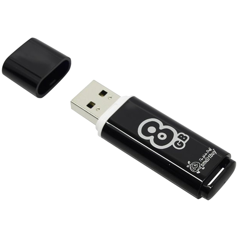 USB флэш-диск 8GB Smart Buy &quot;Glossy&quot; черный