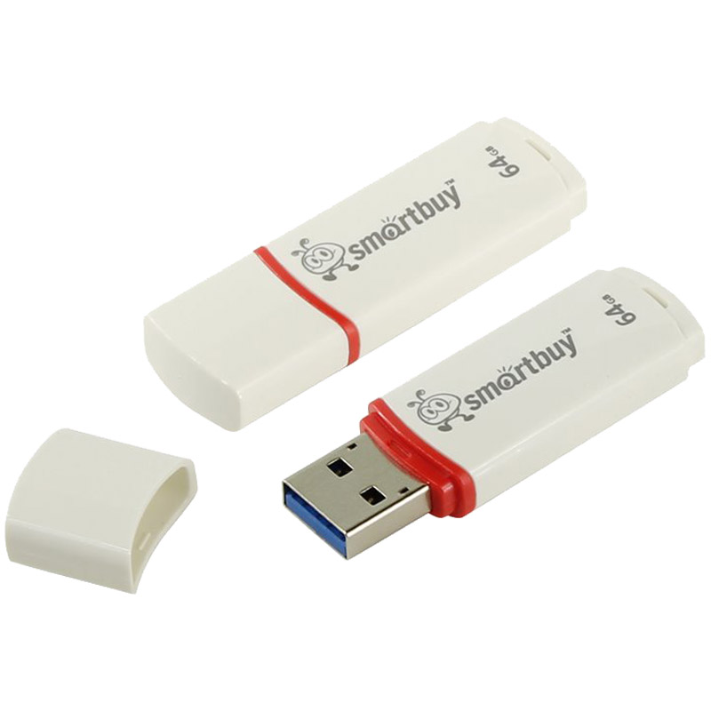 USB флэш-диск 64GB Smart Buy &quot;Crown&quot; белый