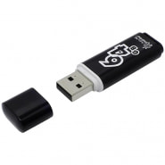 USB флэш-диск 64GB Smart Buy &quot;Glossy&quot; черный