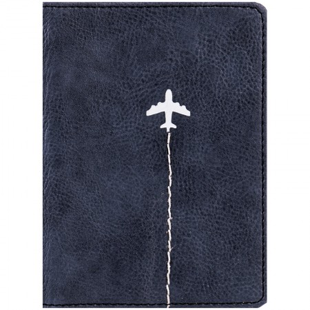 Обложка для паспорта OfficeSpace &quot;Travel&quot;, экокожа, серый, тиснение фольгой 311112