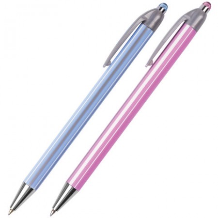 Ручка шариковая автоматическая BRAUBERG &quot;Sakura&quot;, корпус ассорти, узел 0,5 мм, линия письма 0,3 мм, 141287