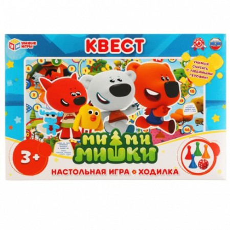 Квест. МиМиМишки. Настольная игра-ходилка. Умные игры 308447