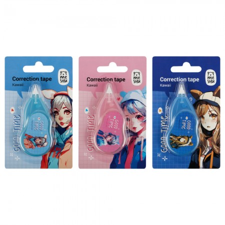 Корректирующая лента MESHU &quot;Kawaii&quot;, 5мм*3м, дисплей-бокс, ассорти 359573  MS_54221