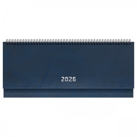 Планинг датированный 2026г., 64л., 285*100, бумвинил, BG, синий 383690 ПД-БВ_66922