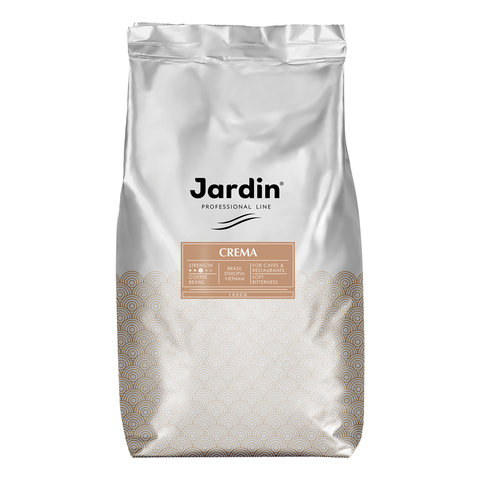 Кофе в зернах JARDIN (Жардин) &quot;Crema&quot;, натуральный, 1000 г, вакуумная упаковка, 0846-08/621115