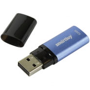 USB флэш-диск 32Gb Smart Buy Х-Cut голубой (металл.корпус)