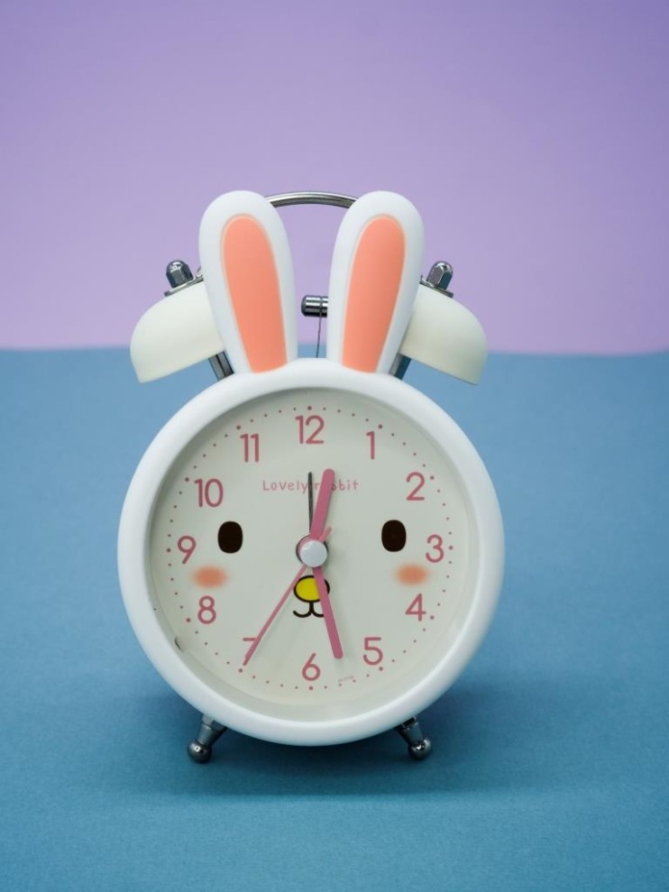 Часы-будильник «Cute rabbit», white 17138-03				