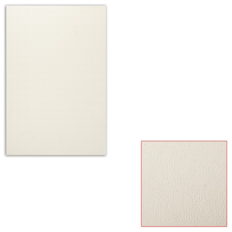Белый картон грунтованный для масляной живописи, 20х30 см, толщина 0,9 мм, масляный грунт, односторонний, 126566