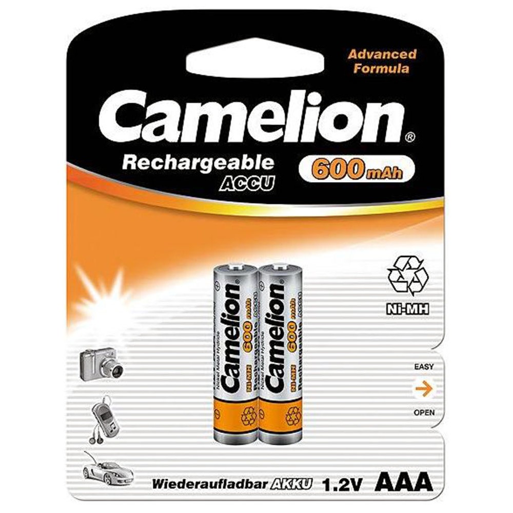 Аккумулятор Camelion R03 600mah NIMH BL2 (цена за 1 шт.)