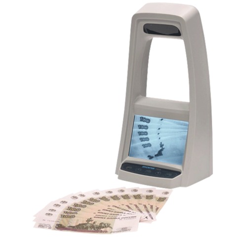 Детектор банкнот DORS 1100, ЖК-дисплей 13 см, просмотровый, ИК-детекция, спецэлемент &quot;М&quot;