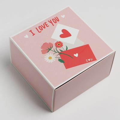 Коробка складная «Любовь», 14 × 14 × 8 см 7182176