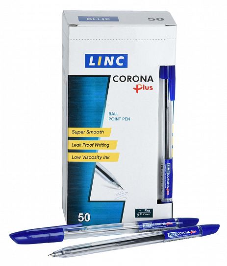 Ручка шариковая Corona Plus,син. арт.3002N/blue 109211