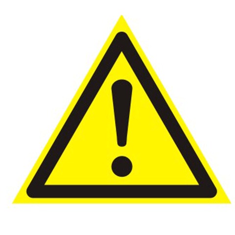 Знак предупреждающий &quot;Внимание. Опасность (прочие опасности)&quot;, треугольник, 200х200х200 мм, 610009/W 09