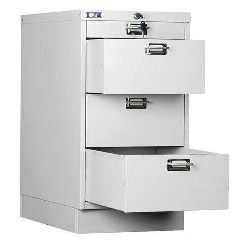 Шкаф металлический для документов ПРАКТИК &quot;MDC-A3/650/4&quot;, 4 ящика, 650х347х546 мм, собранный