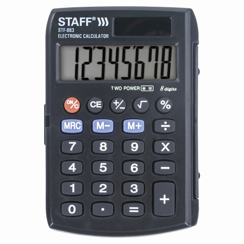 Калькулятор STAFF карманный STF-883 (95х62 мм)