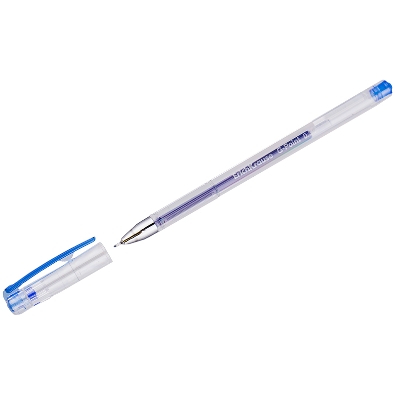 Ручка гелевая &quot;G-Point&quot; синяя, 0,38мм, игольчатый стержень, 17627/141470