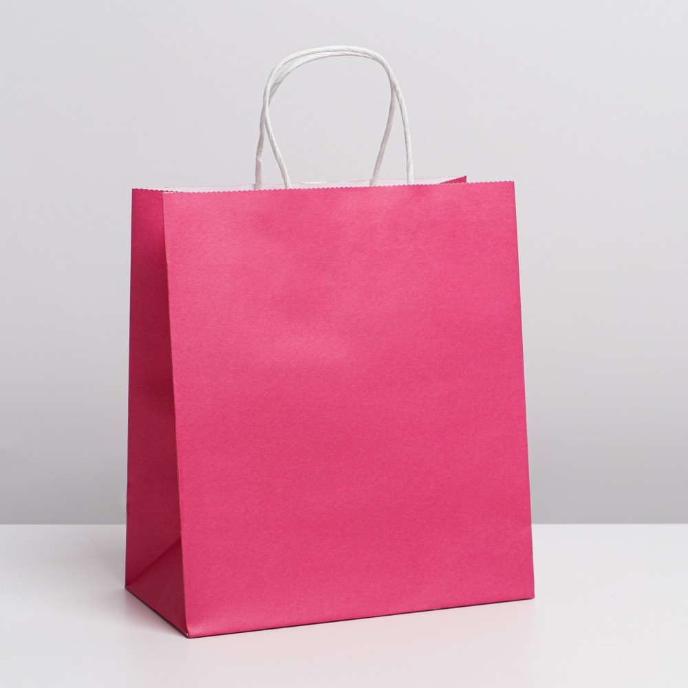 Пакет крафтовый Pink, 22 × 25 × 12 см   7098729