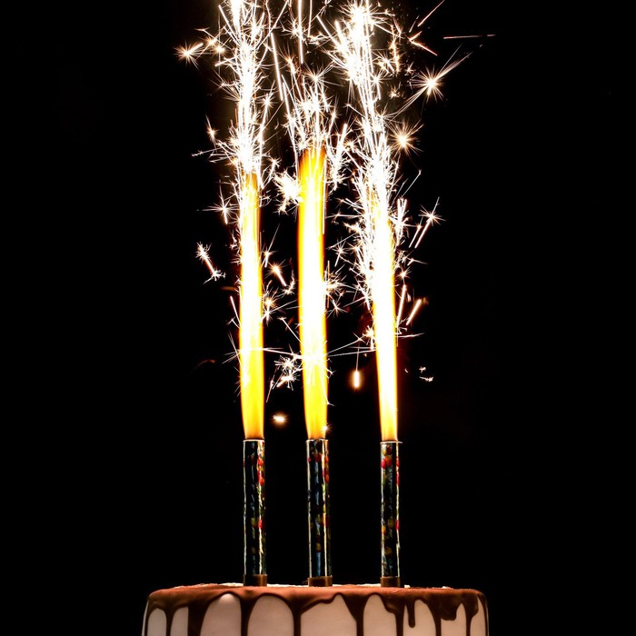 Набор тортовых свечей фонтанов &quot;Шарики&quot;, 10 см, картон 6626921