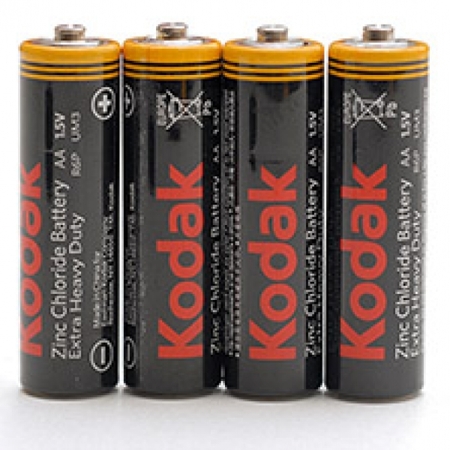 Батарейка Kodak R06, солевая, пальчиковая (цена за 1 шт.)