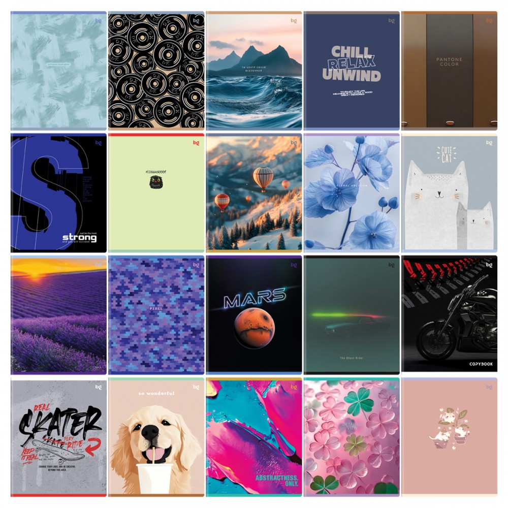 Тетрадь 48л., А5, клетка BG "Super Mix-20" 372474 Т5ск48 62711