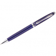 Ручка шариковая Berlingo &quot;Silver Classic&quot; синяя, 0,7мм, корпус синий, поворот., инд. упак 133603/70442