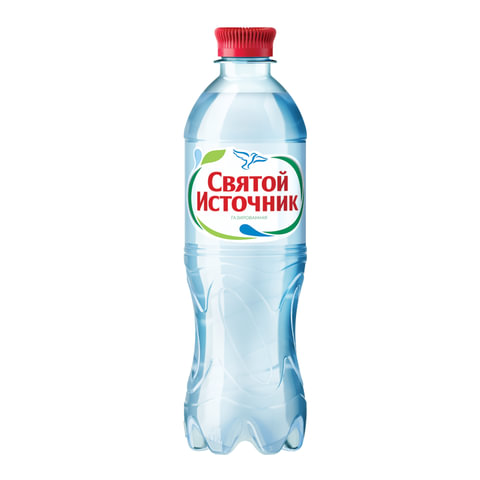 Вода газированная питьевая &quot;Святой источник&quot;, 0,5 л, пластиковая бутылка 620036