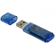 USB флэш-диск 64GB Smart Buy &quot;Glossy&quot; голубой