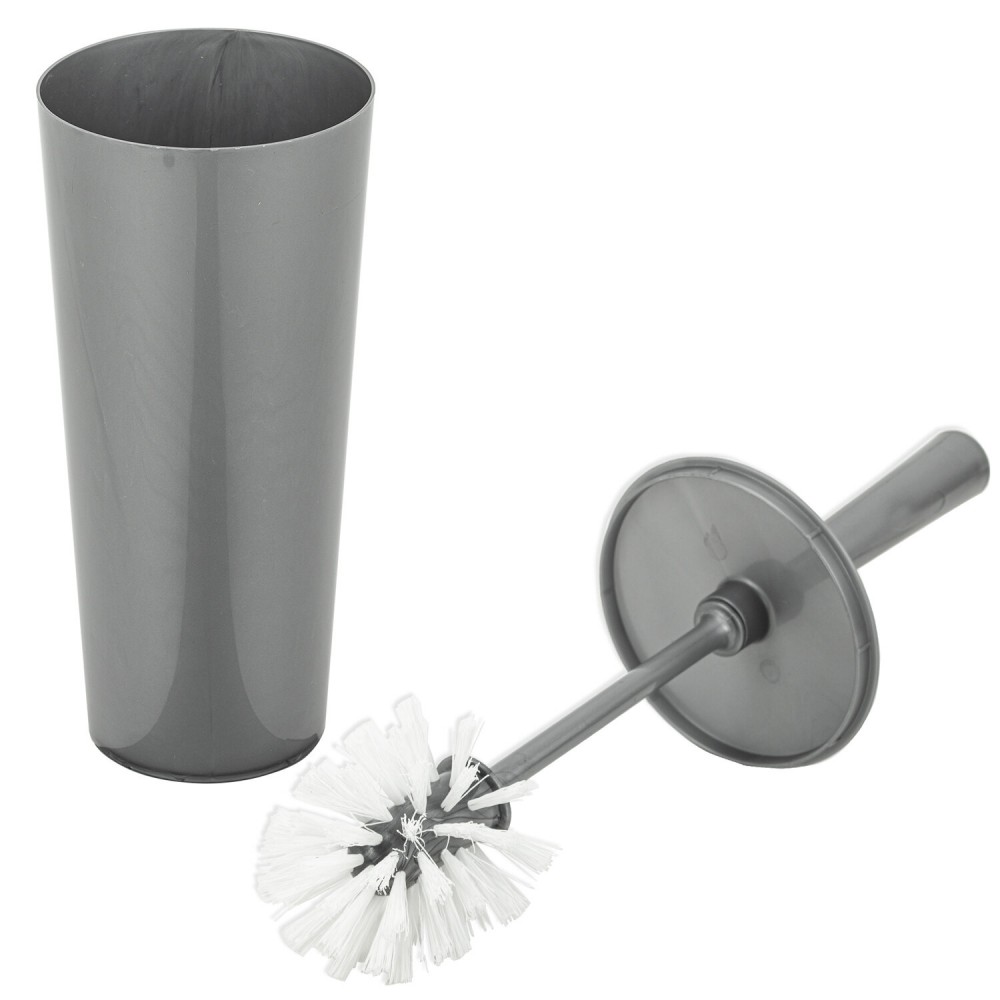 Ершик для унитаза с подставкой (высокий стан), закрытый, "Стар", серебристый, IDEA, М 5017 602586