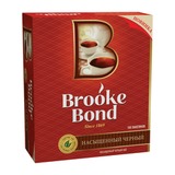 Чай BROOKE BOND (Брук Бонд), черный, 100 пакетиков с ярлычками по 1,8 г, 65415526