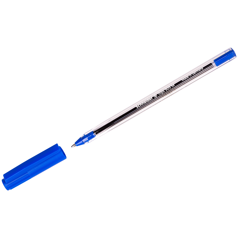 Ручка шариковая Schneider &quot;Tops 505 M&quot; синяя, 1,0мм, прозрачный корпус 235134/150603 (В)