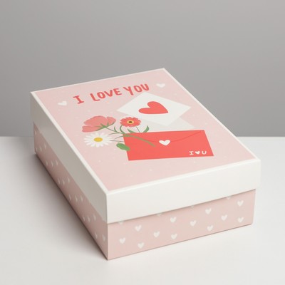 Коробка складная «Любовное письмо»,  21 × 15 × 7 см 7119029