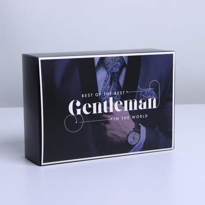 Коробка складная «Джентльмен», 16 × 23 × 7.5 см 7182220