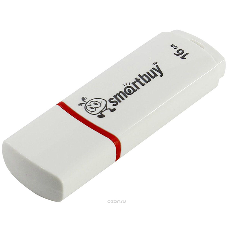 USB флэш-диск 16GB Smart Buy &quot;Crown&quot;  белый
