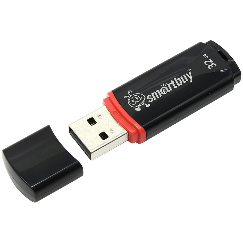 USB флэш-диск 32GB Smart Buy &quot;Crown&quot;  черный