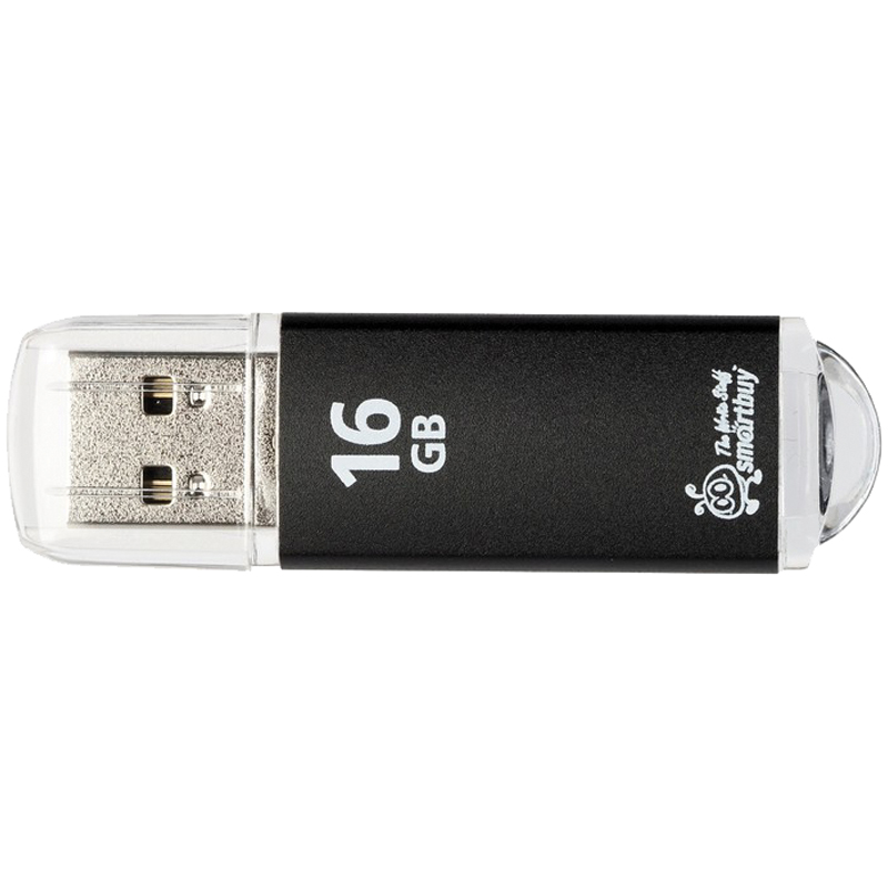 USB флэш-диск 16GB Smart Buy &quot;V-Cut&quot;  черный