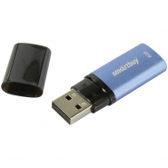USB флэш-диск 8Gb Smart Buy Х-Cut голубой (металл.корпус)