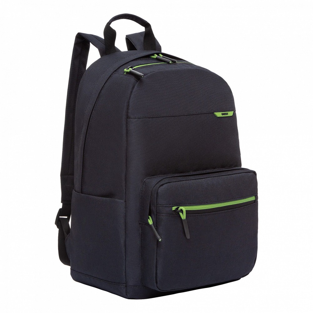 Рюкзак школьный (/2 черный - салатовый) RQL-118-31