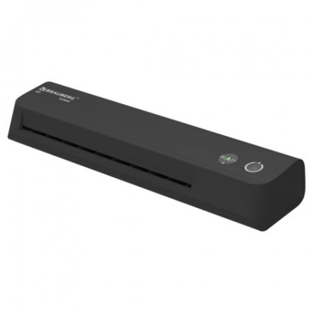 Ламинатор BRAUBERG JET 230B ЧЕРНЫЙ компактный, А4, 60-150 мкм, скорость 25 см/мин, 532860