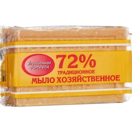 Мыло хозяйственное 72%, 150 г (Меридиан) &quot;Традиционное&quot;, в упаковке  604044/907275