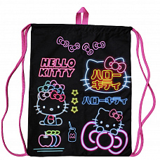 Мешок для обуви Hello Kitty, 1 отделение, размер 370*470 мм, петля для подвеса, полиэстер, 210 ден 75986