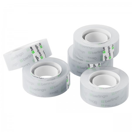 Клейкая лента 19мм*33м (скотч)  Berlingo, прозрачная 225311/AT1930