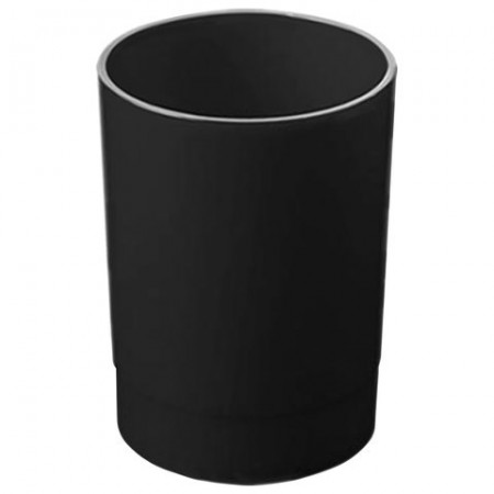 Подставка-органайзер СТАММ (стакан для ручек), 70х70х90 мм, черный, ОФ777/ПС-30503